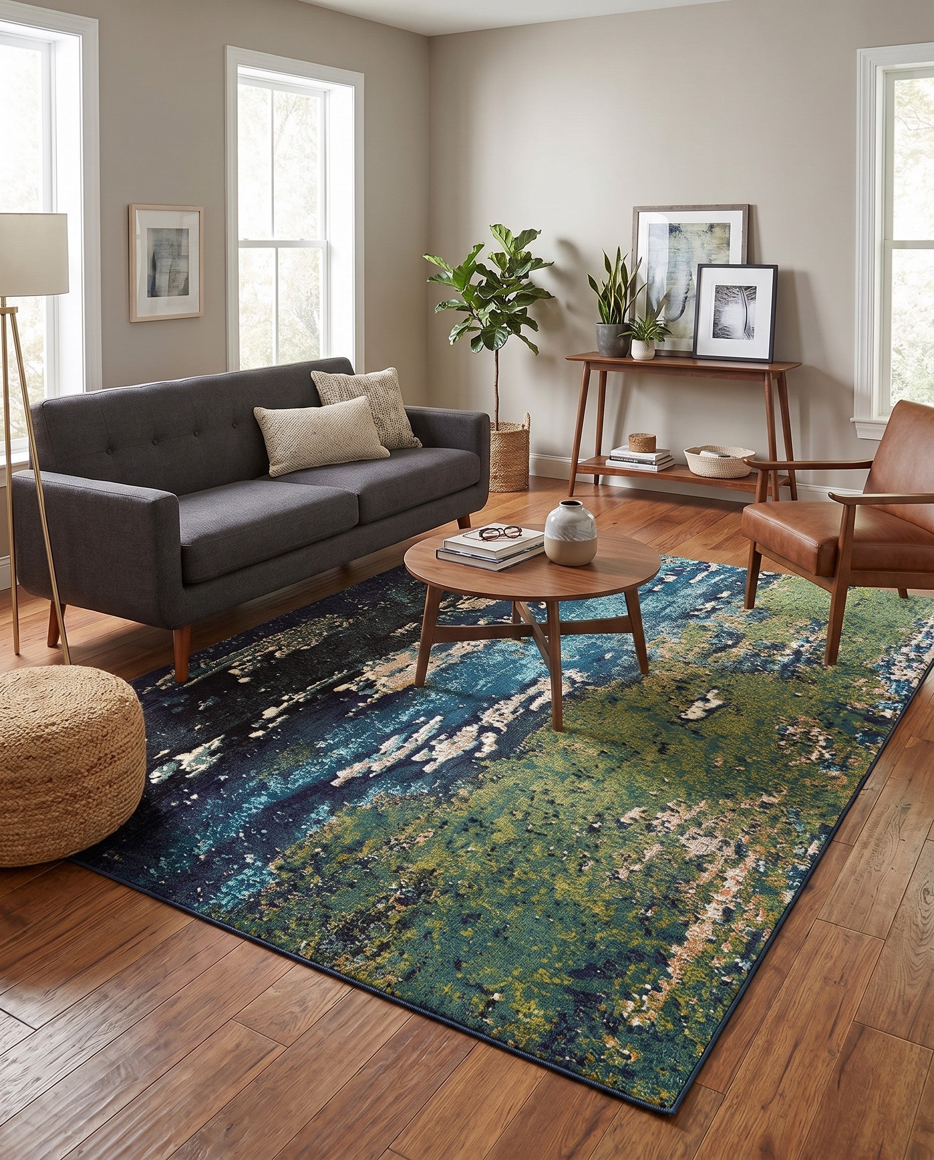 9' x 12' 2 Washable Hyacinth Rug