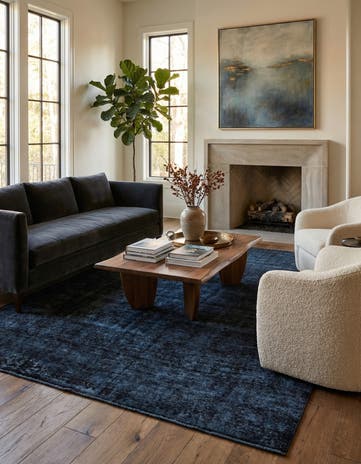 8' x 11' Hand Knotted Ultra Vintage Persian Wool Rug