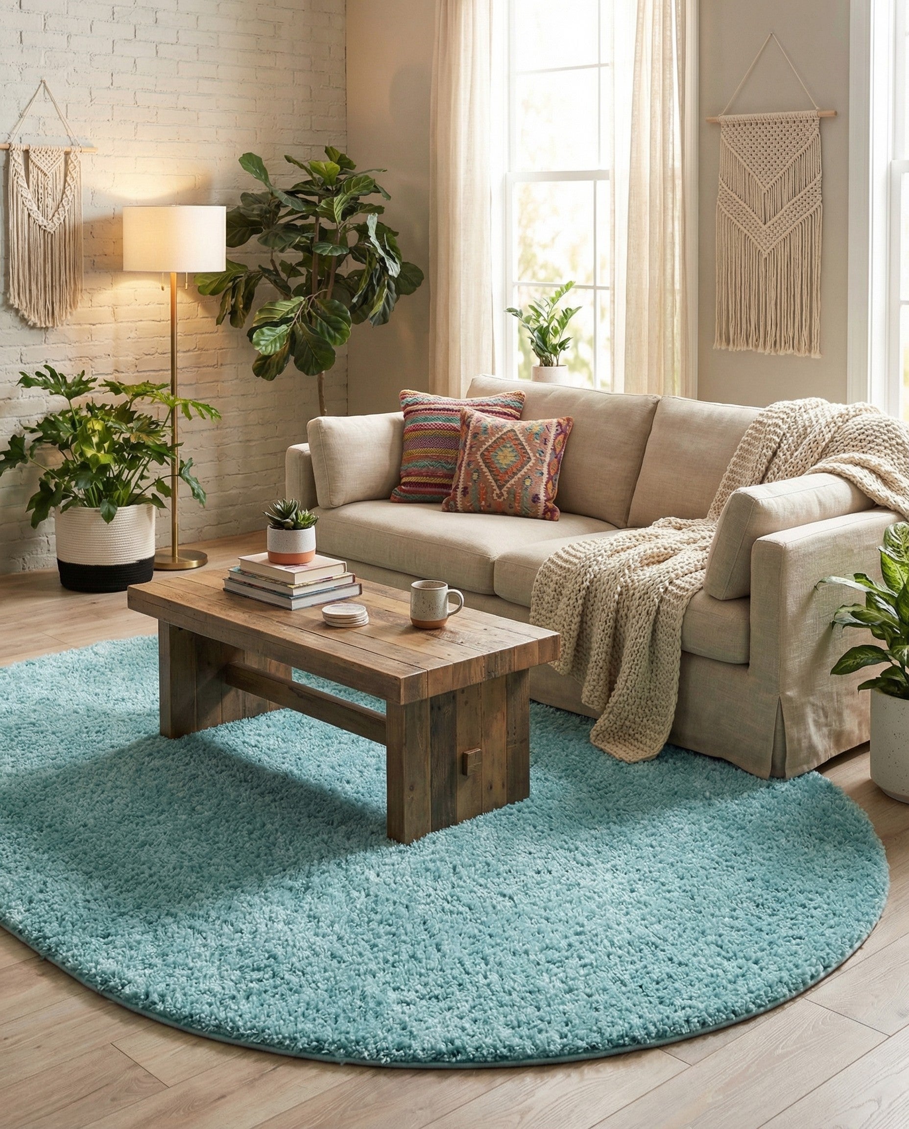  8' x 10' Everyday Shag Oval Rug