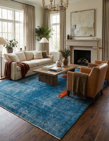 9' 9 x 12' 3 Hand Knotted Ultra Vintage Persian Wool Rug