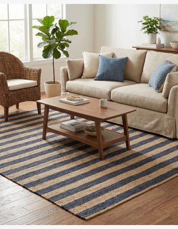 7' 10 x 7' 10 Handmade Braided Jute Square Rug