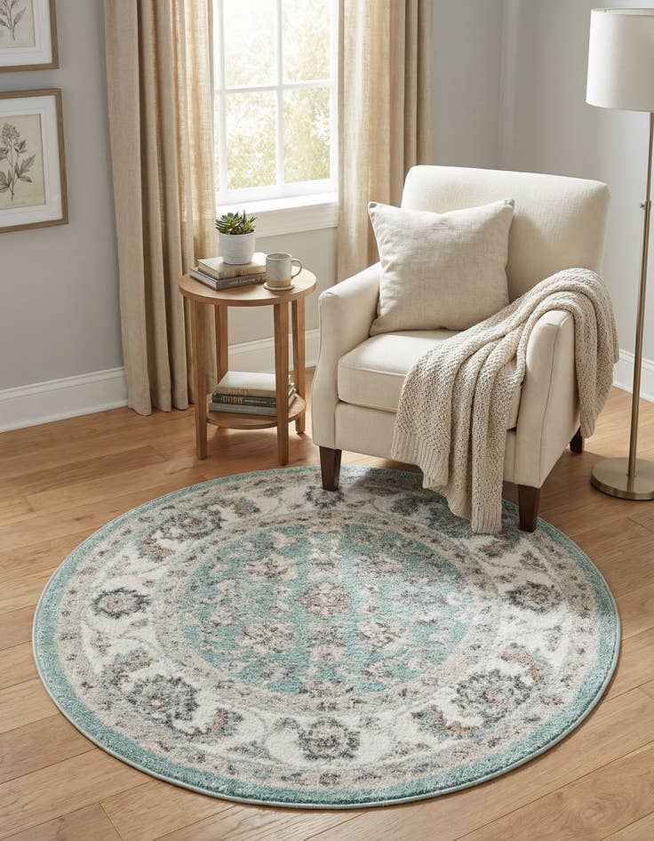 Detail image of  3' x 3' Aurelia Round Rug