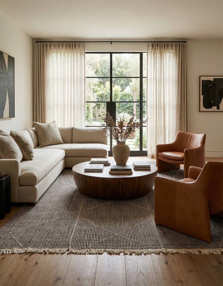 Detail image of 9' 3 x 14' 9  Hand Woven Kilim Modern Wool Rug