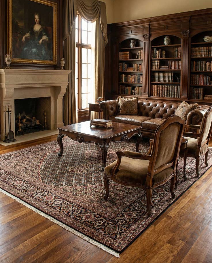 Detail image of 6' 8 x 9' 9 Tabriz Mahi Rug