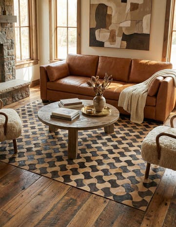 5' x 8' Cowhide Rug