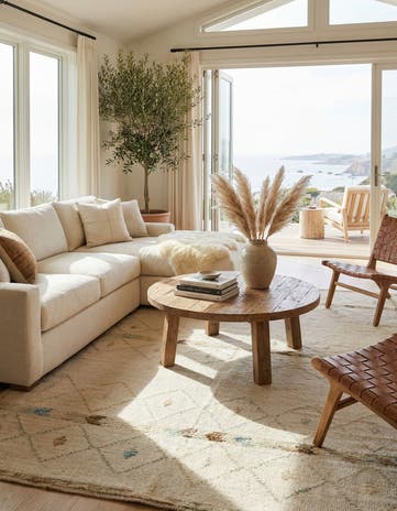 5' 6 x 8' 2 Hand Knotted Darya Wool Rug
