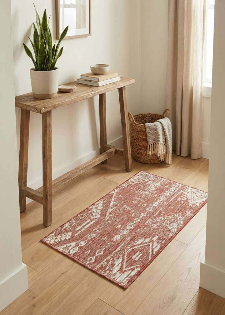 2' x 3' Easy-Clean Bohemian Indoor / Outdoor Rug