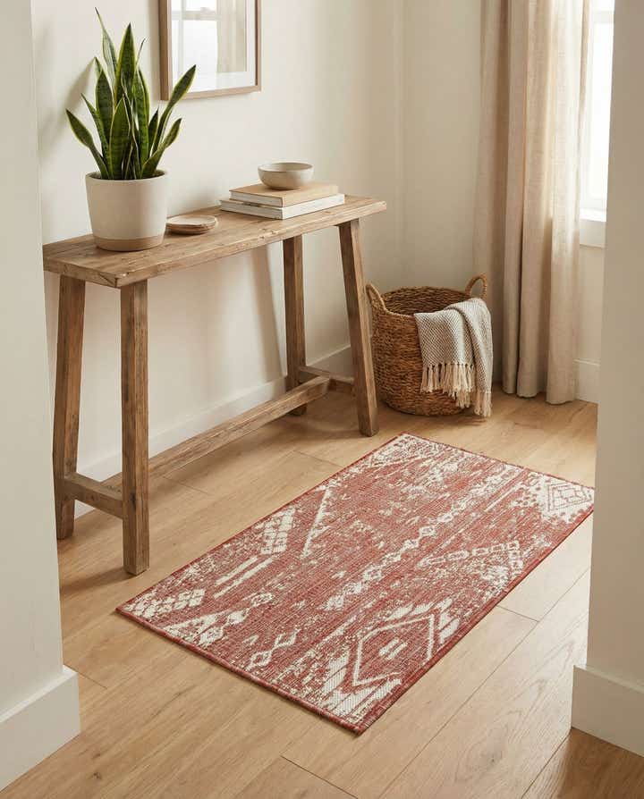 2' x 3' Easy-Clean Bohemian Indoor / Outdoor Rug