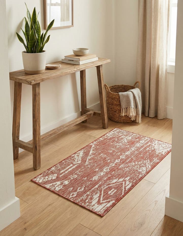 2' x 3' Easy-Clean Bohemian Indoor / Outdo...