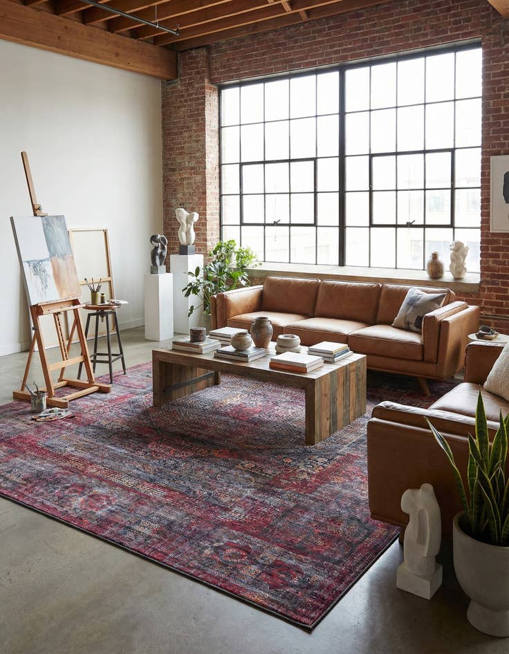 Detail image of 9' 2 x 12'  Washable Mangata Rug