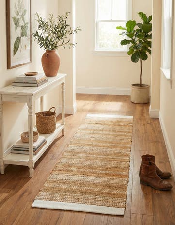 2' x 8' Hand Woven Lariat Runner Rug