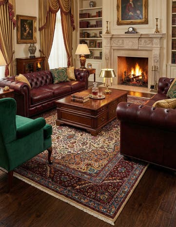 7' 9 x 11' 5 Tabriz Wool Rug
