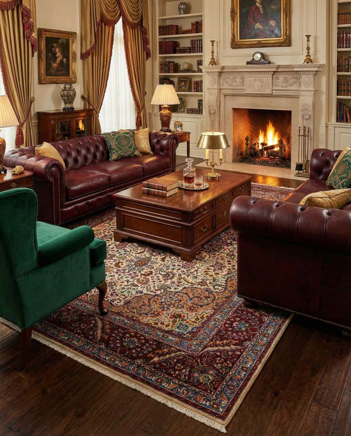 7' 9 x 11' 5 Tabriz Wool Rug