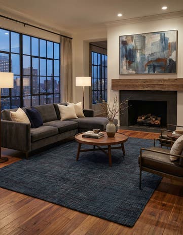 6' 2 x 9' 10 Hand Knotted Darya Wool Rug