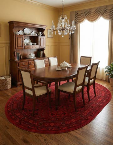 7' 10 x 10' Bokhara Oval Rug