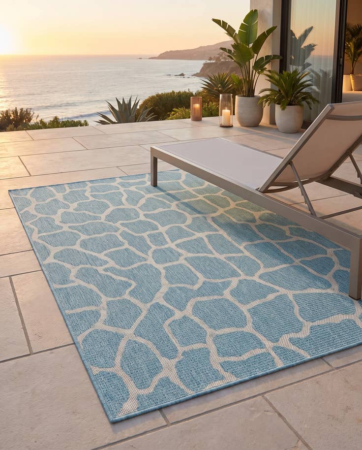 Detail image of 4' x 6' Easy-Clean Safari Indoor / Outdoor Rug