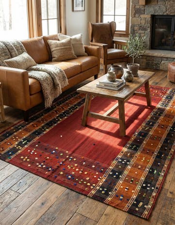4' 8 x 6' 9 Jajim Wool Rug