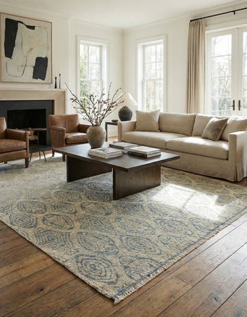 5' 9 x 7' 9 Hand Knotted Darya Wool Rug