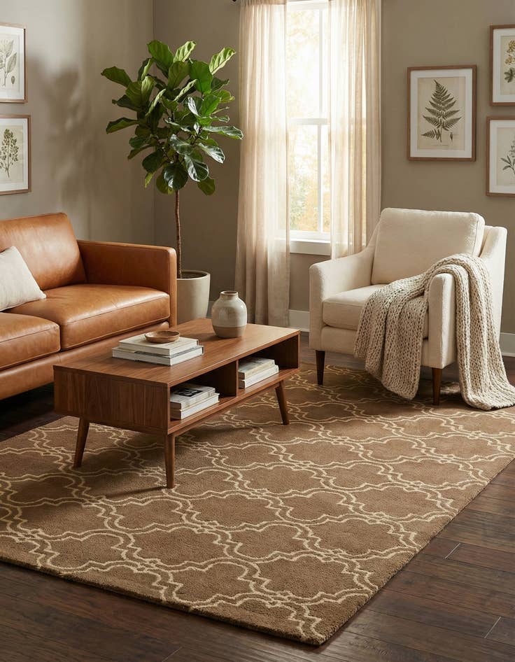 Detail image of 5' x 8' Luna Wool Rug