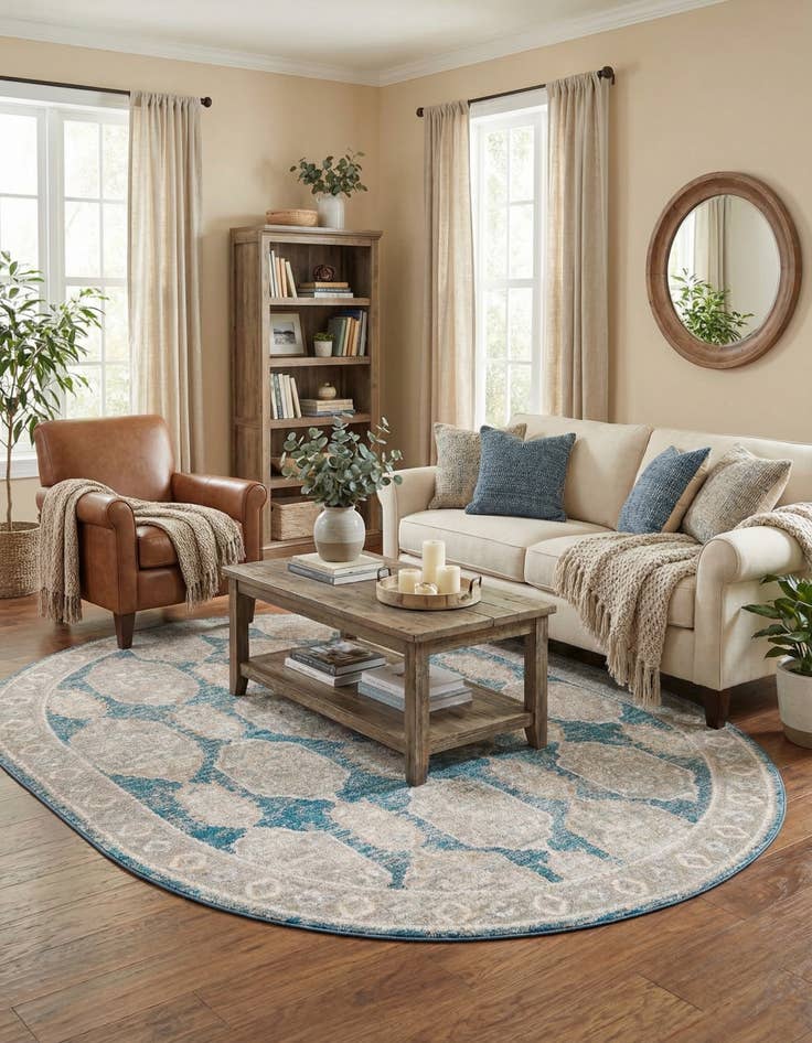 Detail image of 7' 10 x 10' 2 Lola Oval Rug