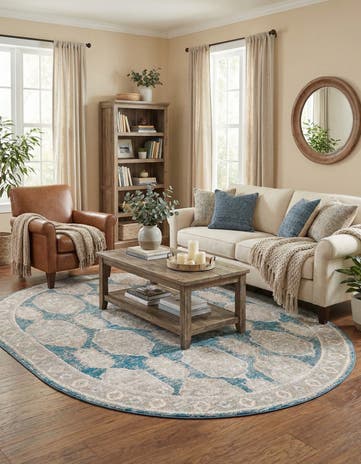 7' 10 x 10' 2 Lola Oval Rug