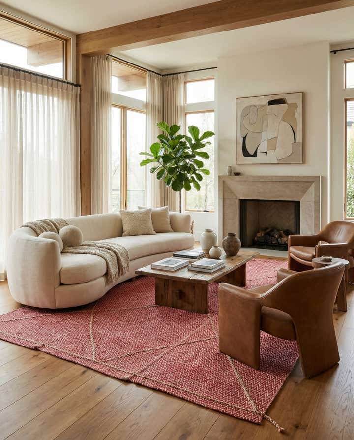 8' 9 x 12' Hand Woven Kilim Modern Wool Rug