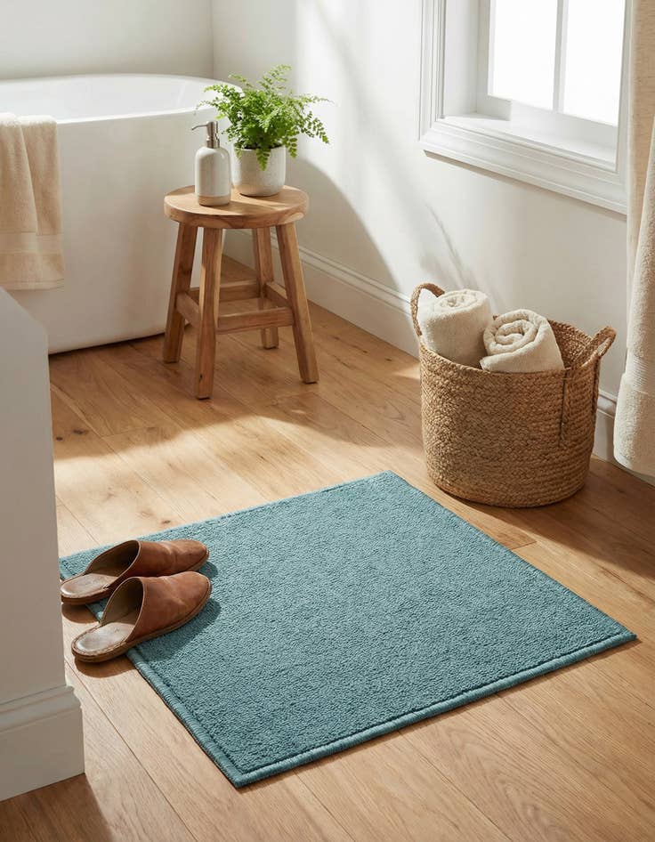 Detail image of 1' 4 x 1' 4 Everyday Solid Sample Rug