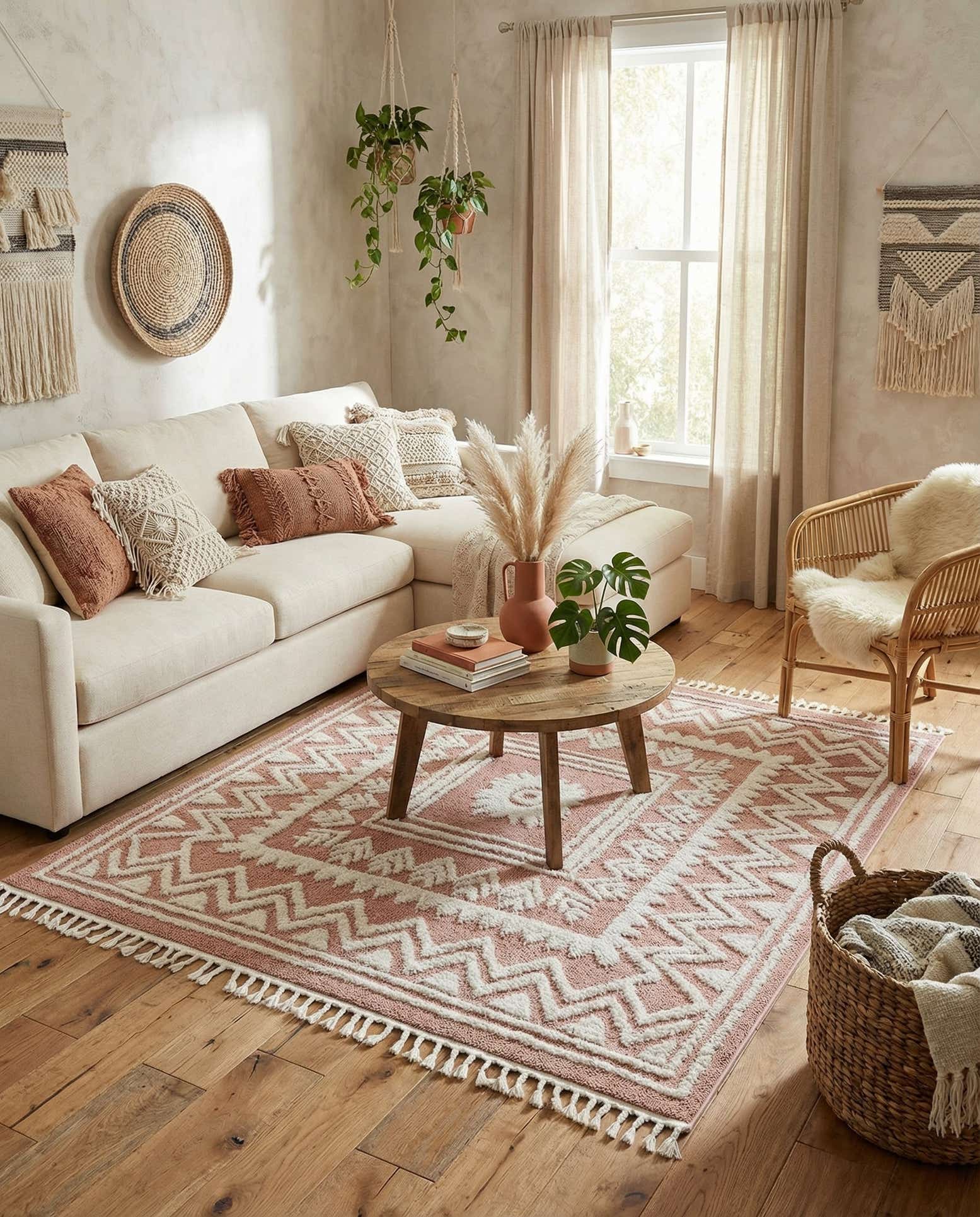 7' 10 x 7' 10 Boho Square Rug