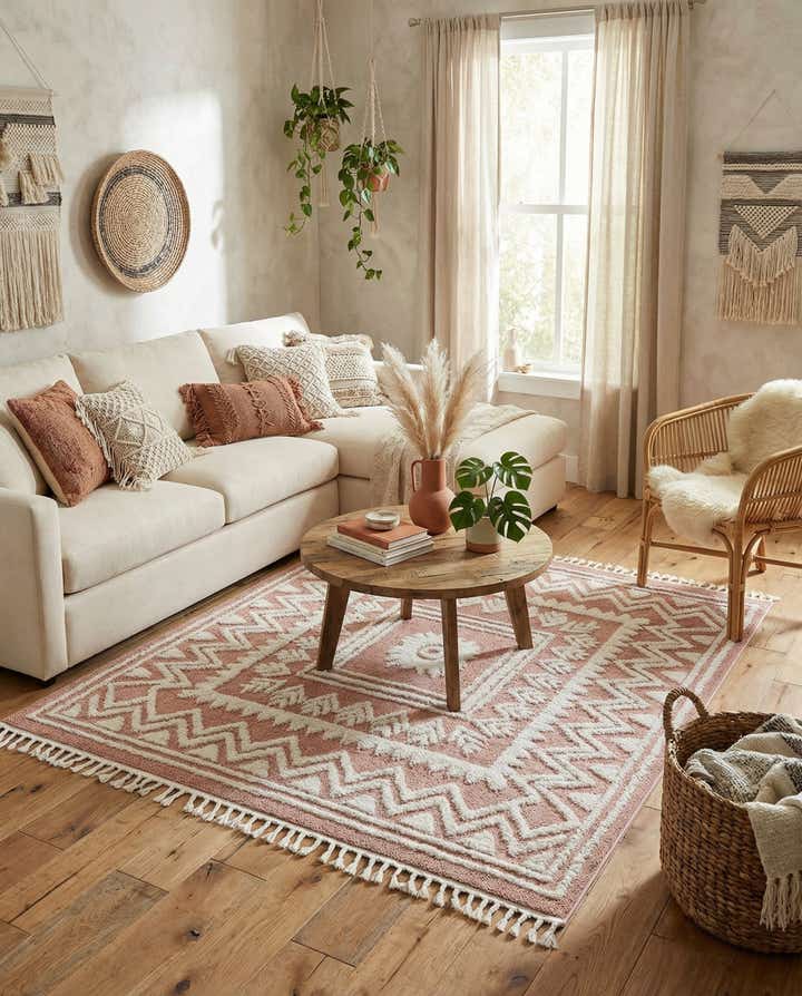 7' 10 x 7' 10 Boho Square Rug