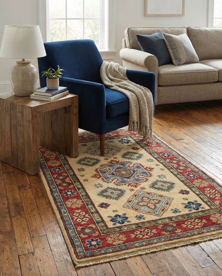 2' 8 x 4' 2 Hand Knotted Kazak Rug