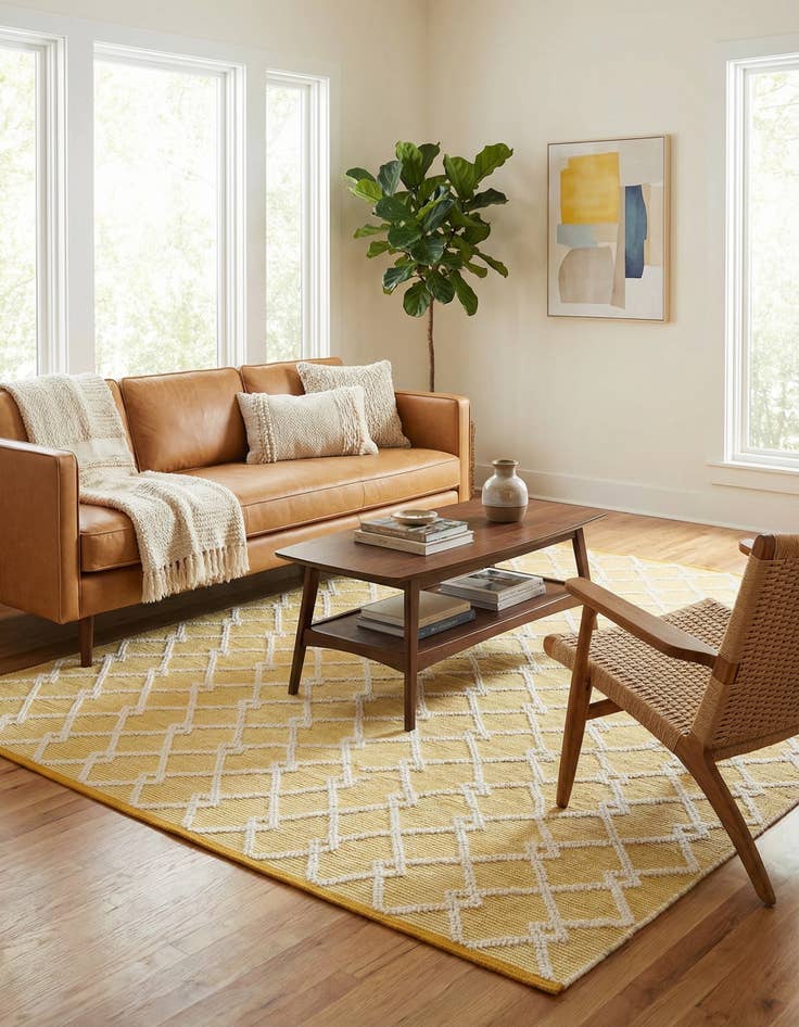 Detail image of  7' 10 x 10'  Hand Knotted Jill Zarin Dorset Rug