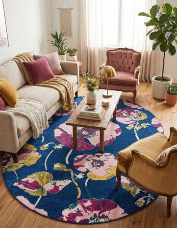 7' 10 x 10' Bloom Oval Rug