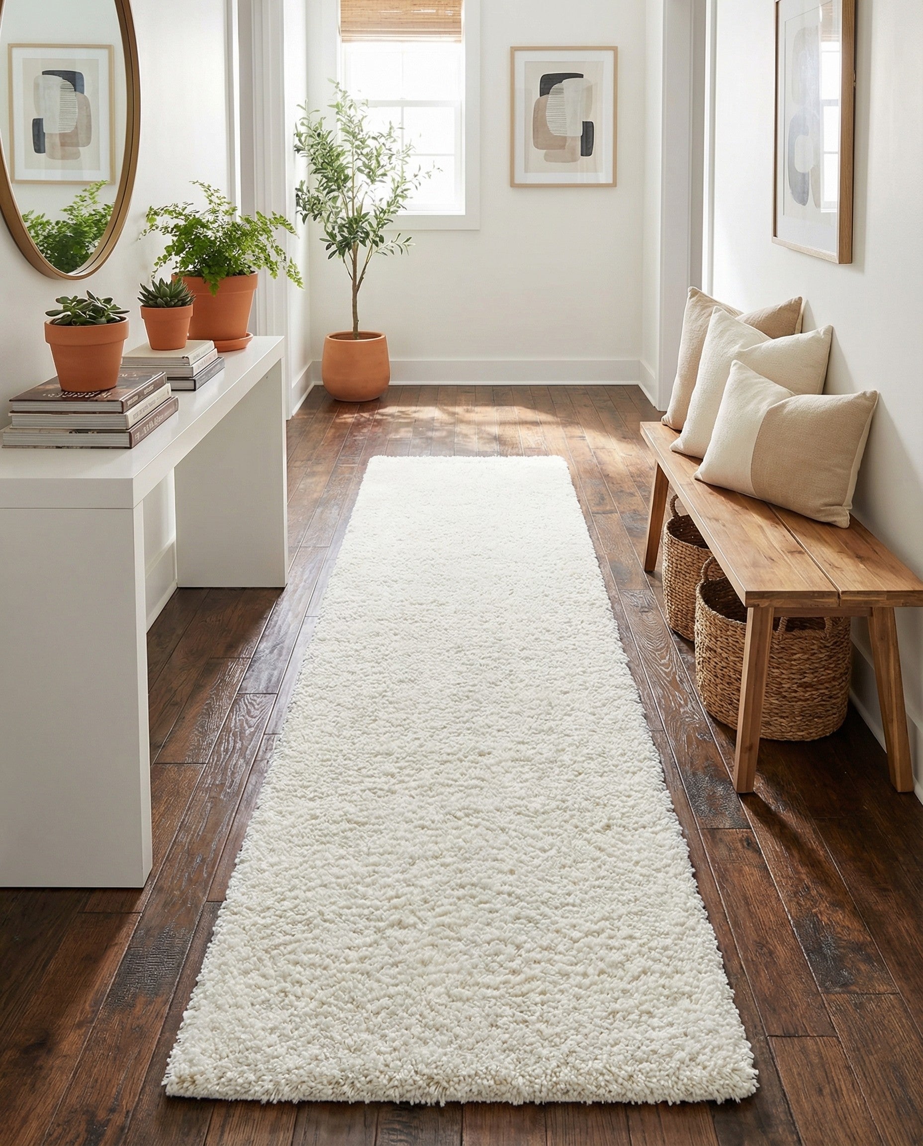  2' 7 x 16' 5 Zermatt Shag Runner Rug