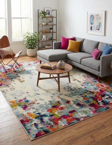 9' 10 x 13' Washable Theia Rug