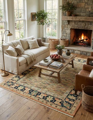 5' 8 x 7' 4 Hand Knotted Kashkuli Gabbeh Wool Rug