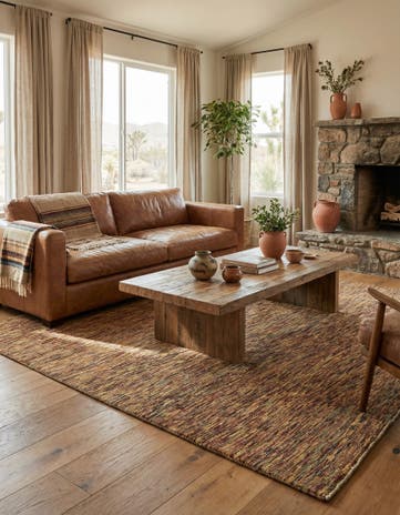 6' x 9' 4 Hand Knotted Kashkuli Gabbeh Wool Rug