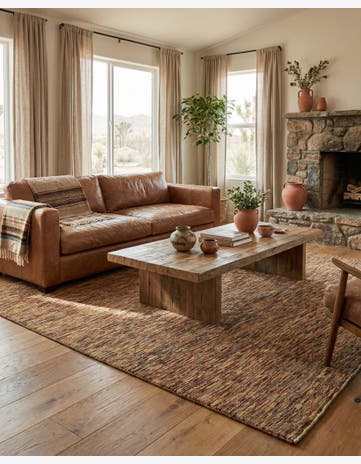 6' x 9' 4 Hand Knotted Kashkuli Gabbeh Wool Rug