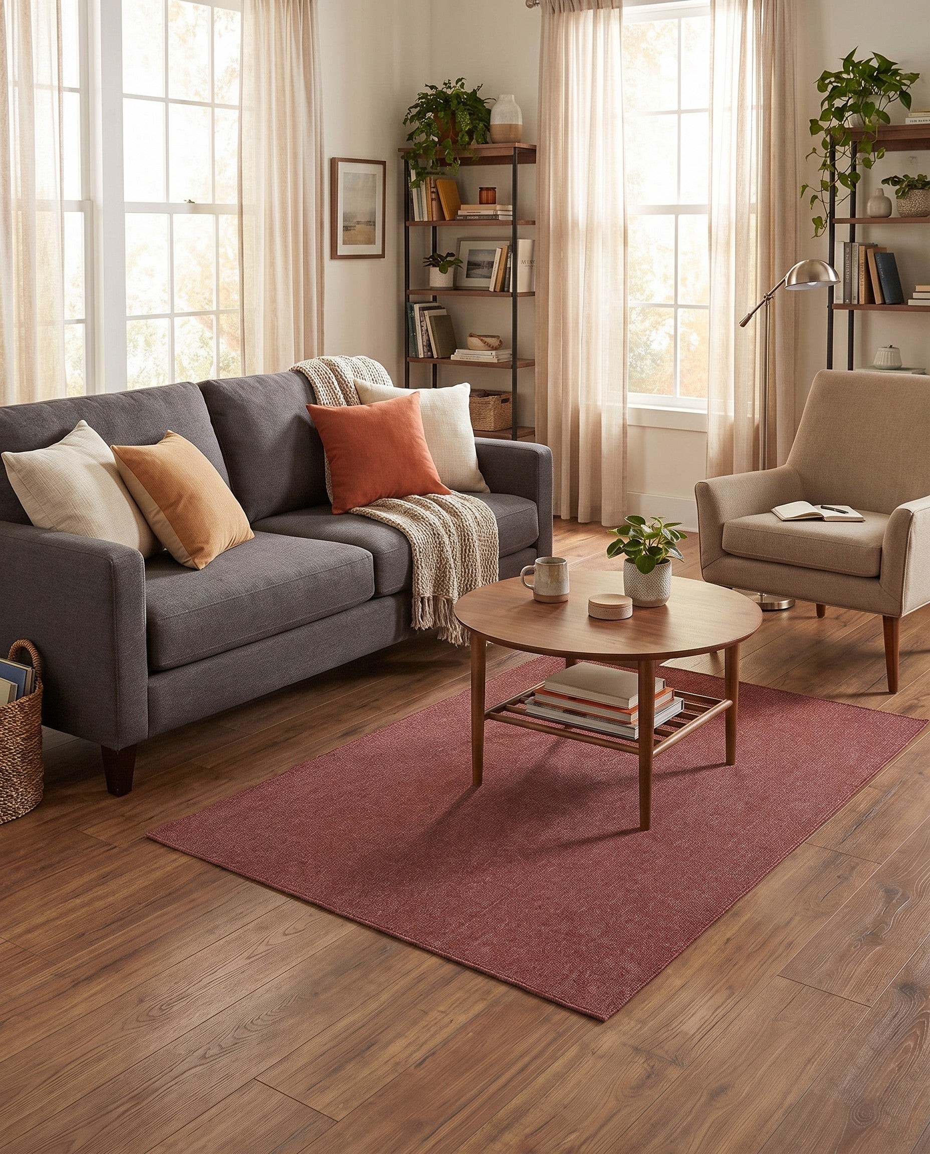 4' x 6' Everyday Solid Rug