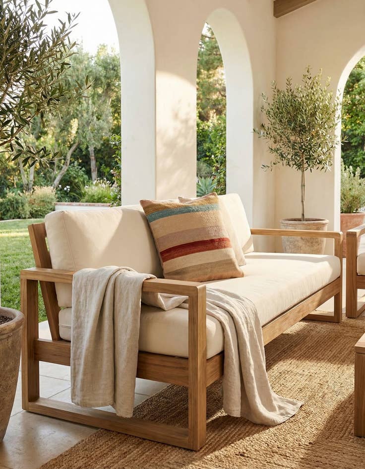 Detail image of 1' 6 x 1' 6  Hand Woven Pillow Wool Square Rug