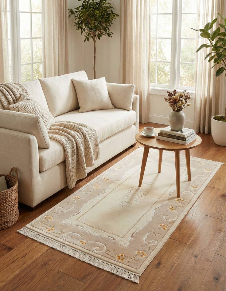 Detail image of  2' 8 x 5' 1  Hand Knotted Darya Wool Rug