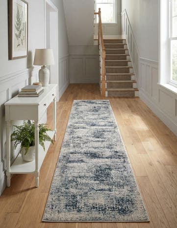 Blue Finsbury Runner Rug