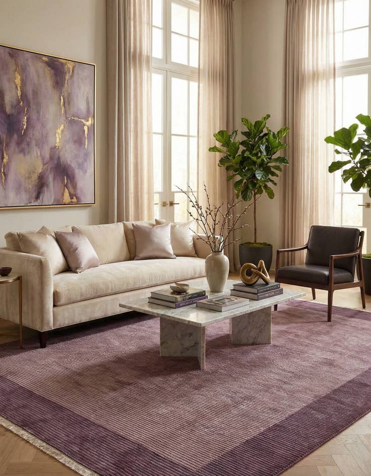 Detail image of 8' 2 x 11' 6  Hand Knotted Darya Wool Rug