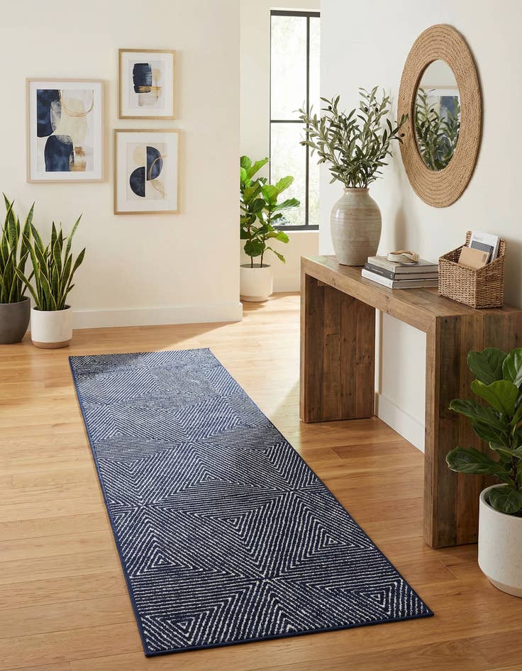 Detail image of 2' 7 x 10'  Washable Sabrina Soto Indoor / Outdoor Runner Rug