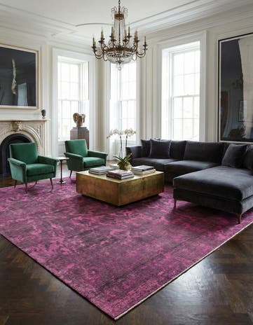 11' 3 x 11' 4 Vintage Royal Wool Square Rug