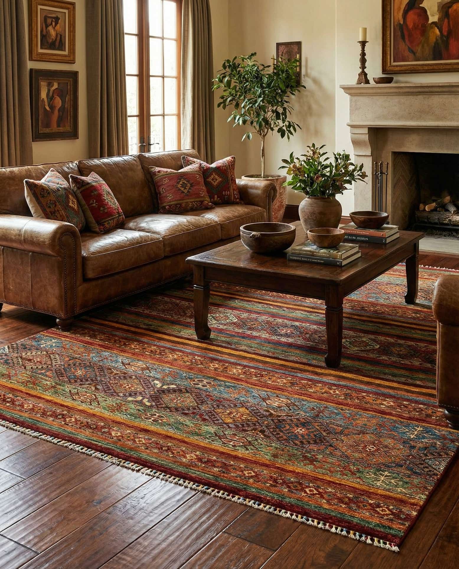 5' 10 x 7' 10 Ariana Ziegler Wool Rug