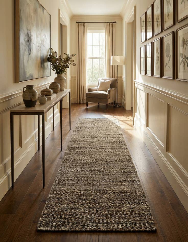 Detail image of 2' 7 x 8' 4 Juma Wool Runner Rug