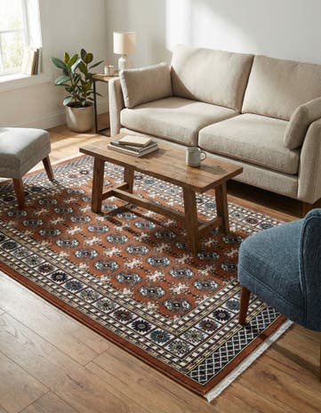 4' x 6' Nain Design Rug