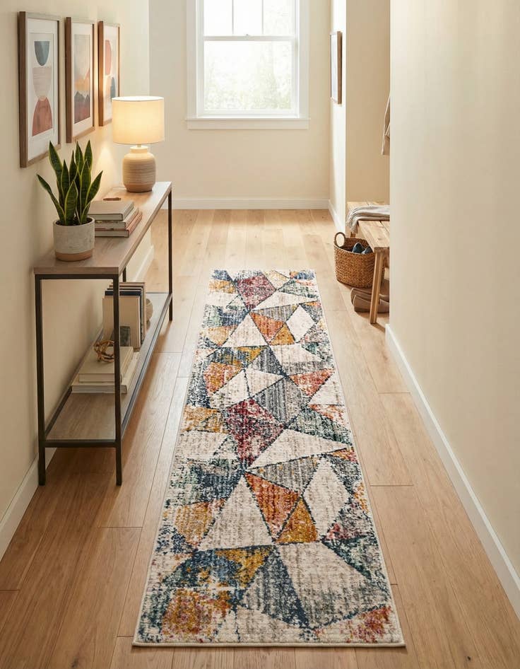 Detail image of 2' 2 x 8' Gemstone Runner Rug