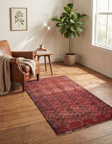 2' 10 x 5' 5 Hand Knotted Ultra Vintage Persian Wool Rug