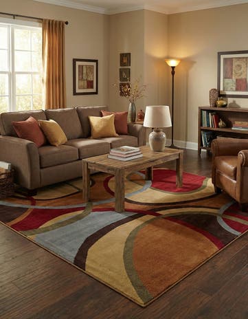 Cafe Square Rug
